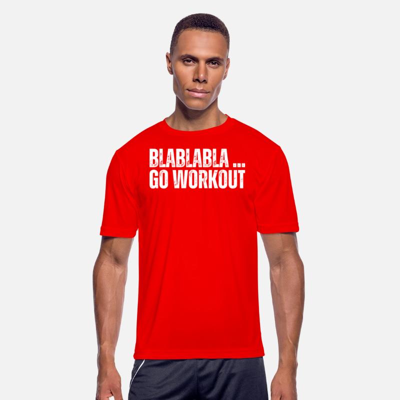 Blablabla Go Workout Funny Work Out Gym No Excuses