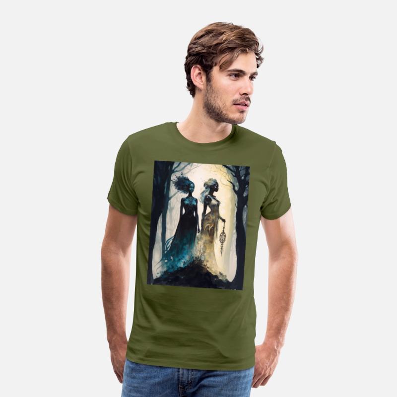 Black Nature Goddess - African American, Woodland