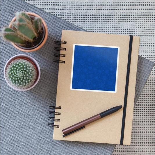 Blue Snowflakes Pattern