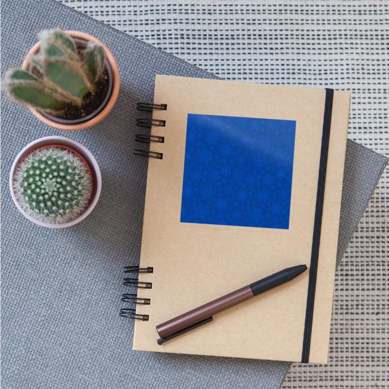 Blue Snowflakes Pattern