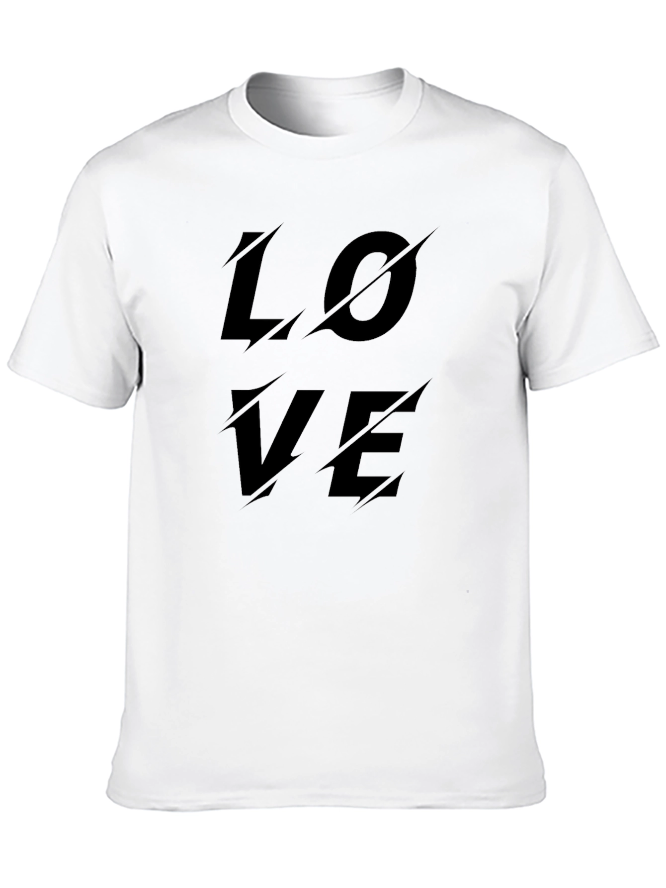 Edgy LOVE Graphic Tee - Modern Stylish Design