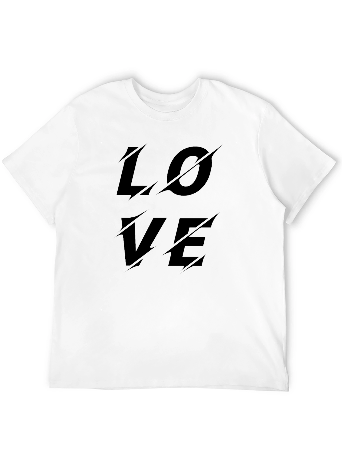 Edgy LOVE Graphic Tee - Modern Stylish Design