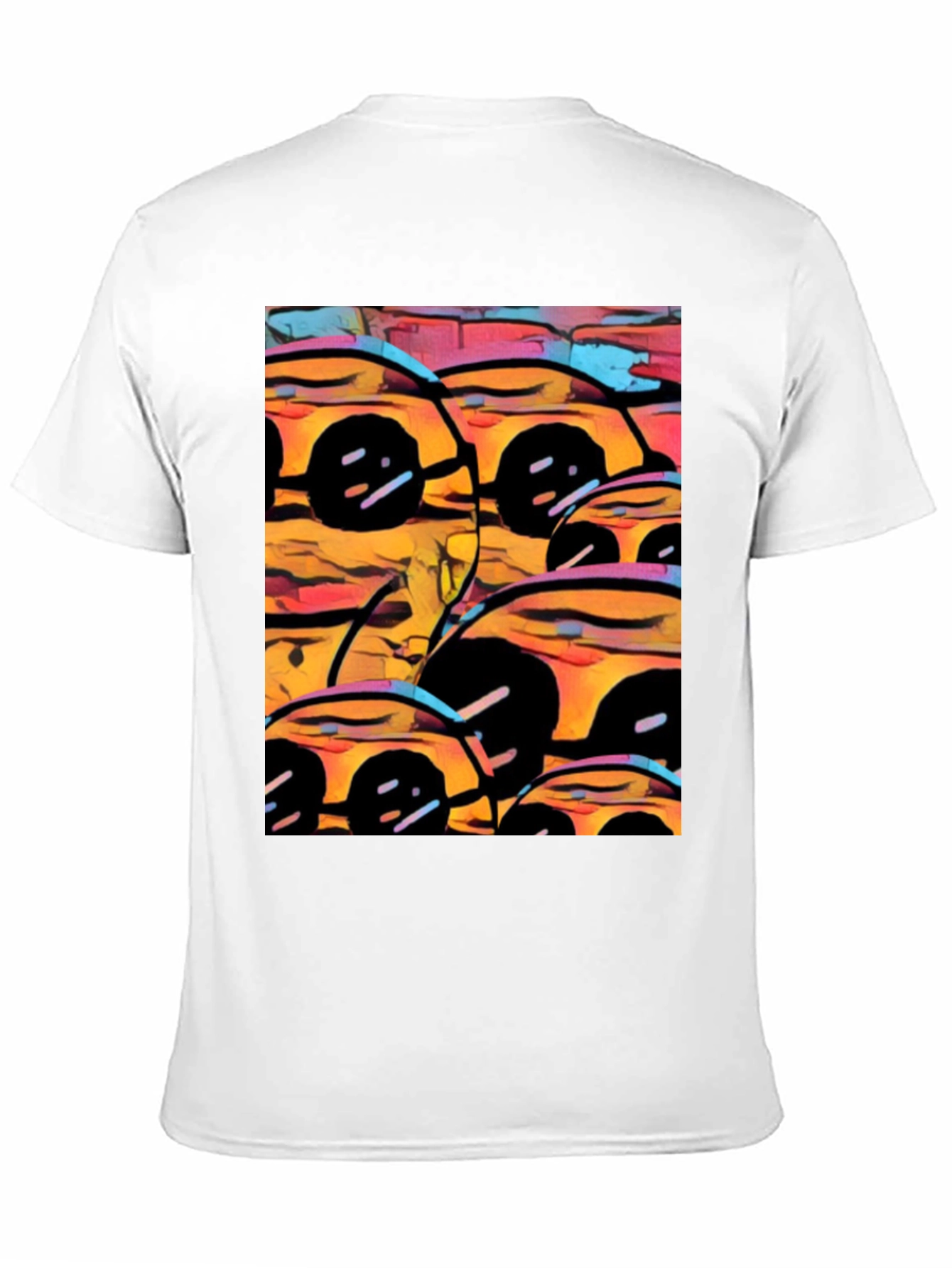 Abstract Cars Graphic Tee - Modern Art Print
