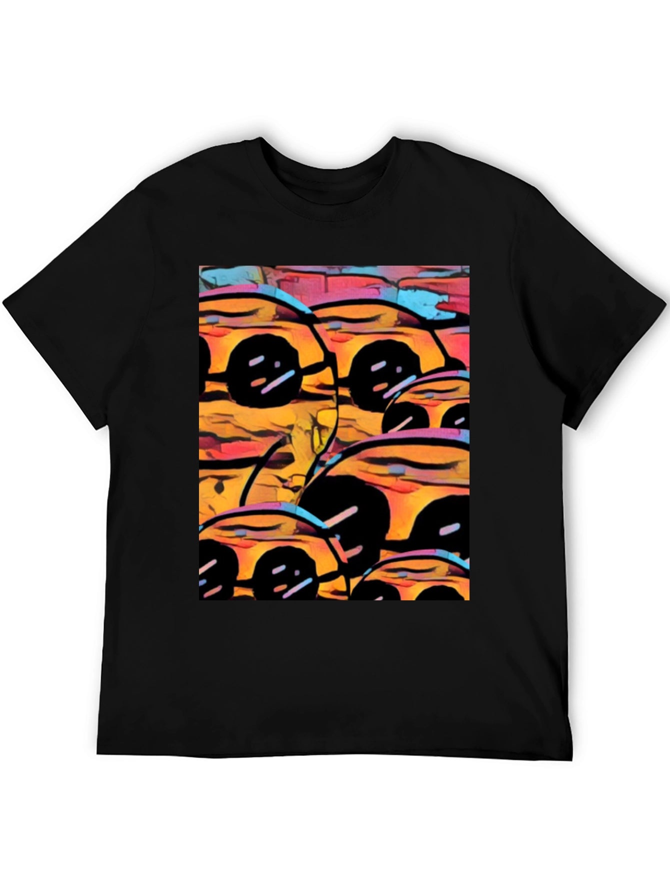 Abstract Cars Graphic Tee - Modern Art Print