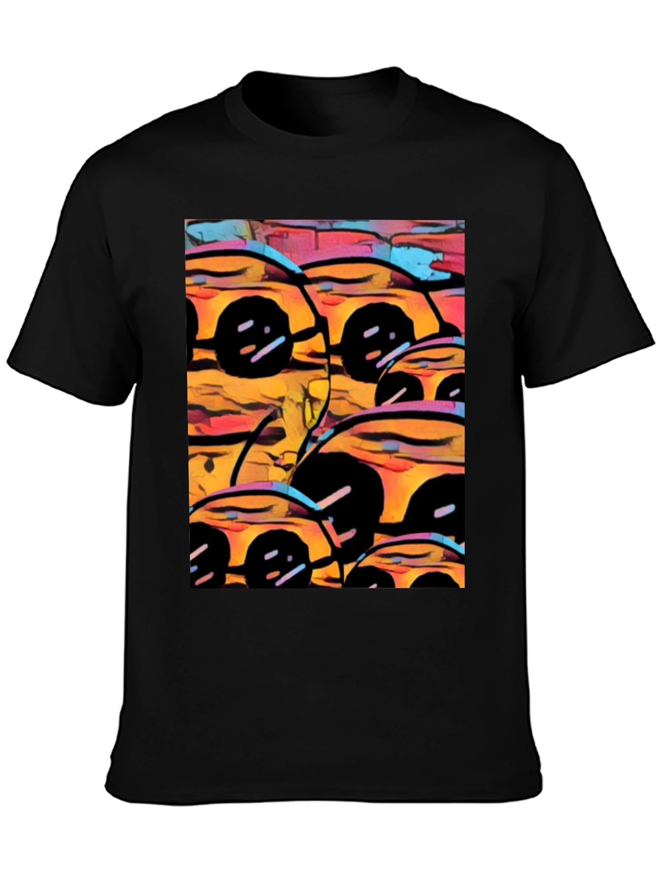 Abstract Cars Graphic Tee - Modern Art Print