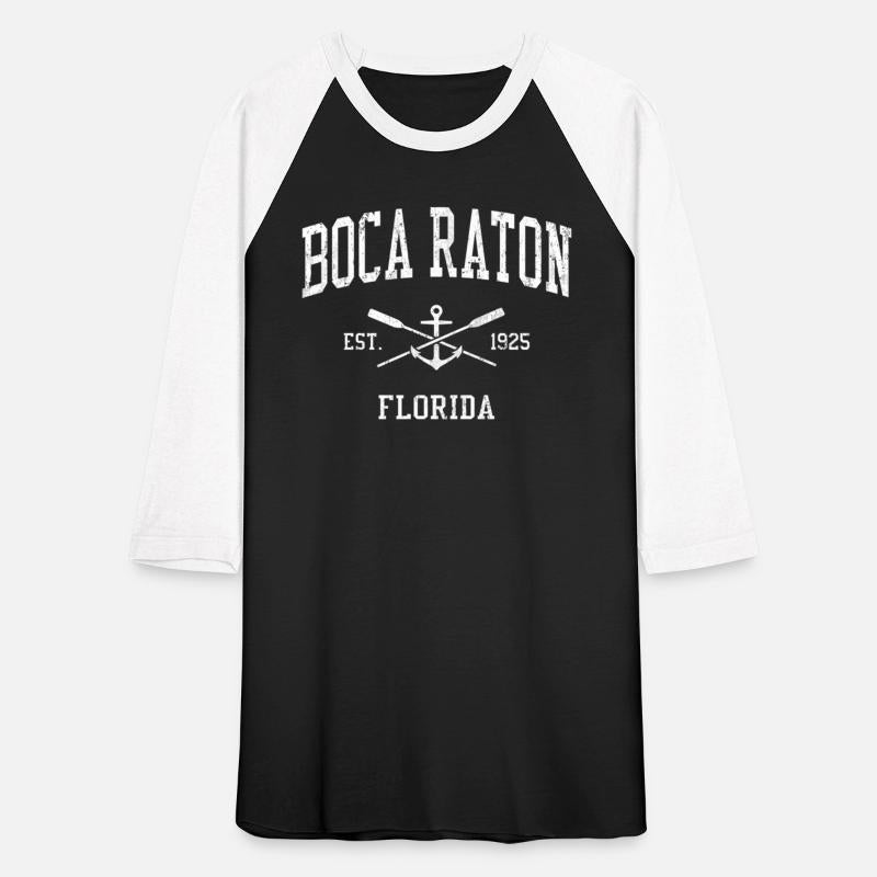 Boca Raton Fl Crossed Oars Boat Anchor Sports