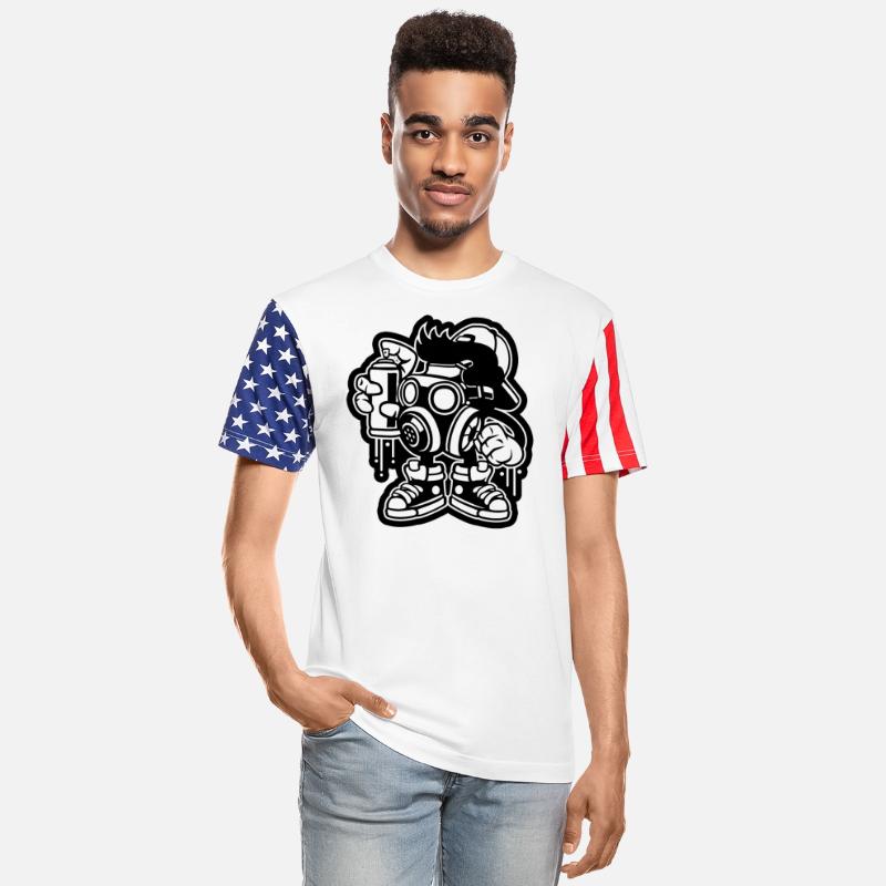 Bombe Graffiti Spray Painting Cartoon Character