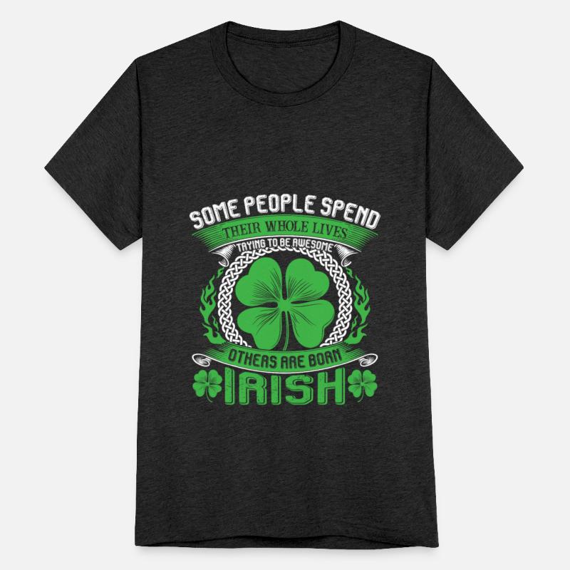 Born Irish Shamrock Lucky Clover Ireland Holiday