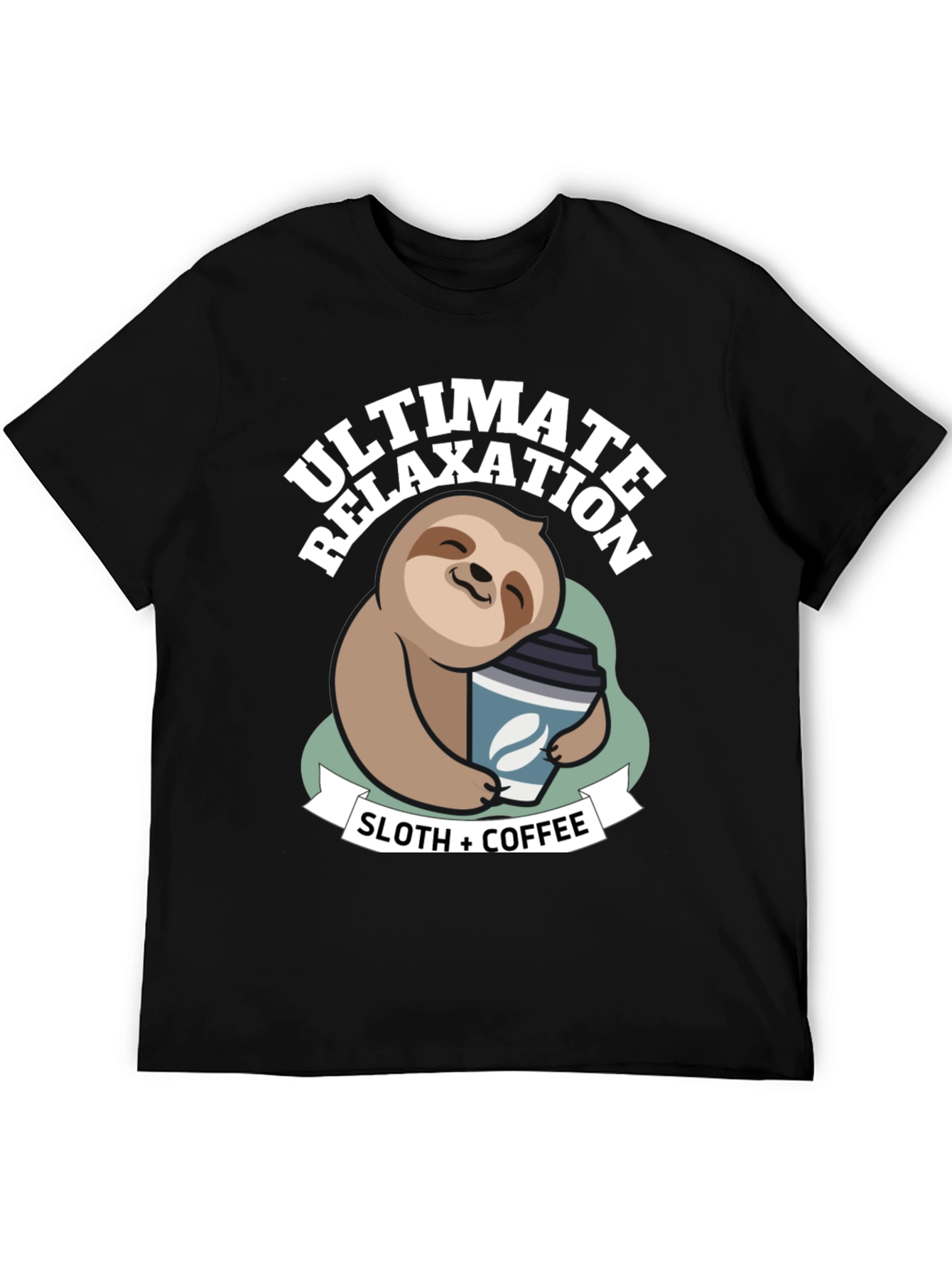 Ultimate Relaxation Sloth & Coffee T-Shirt
