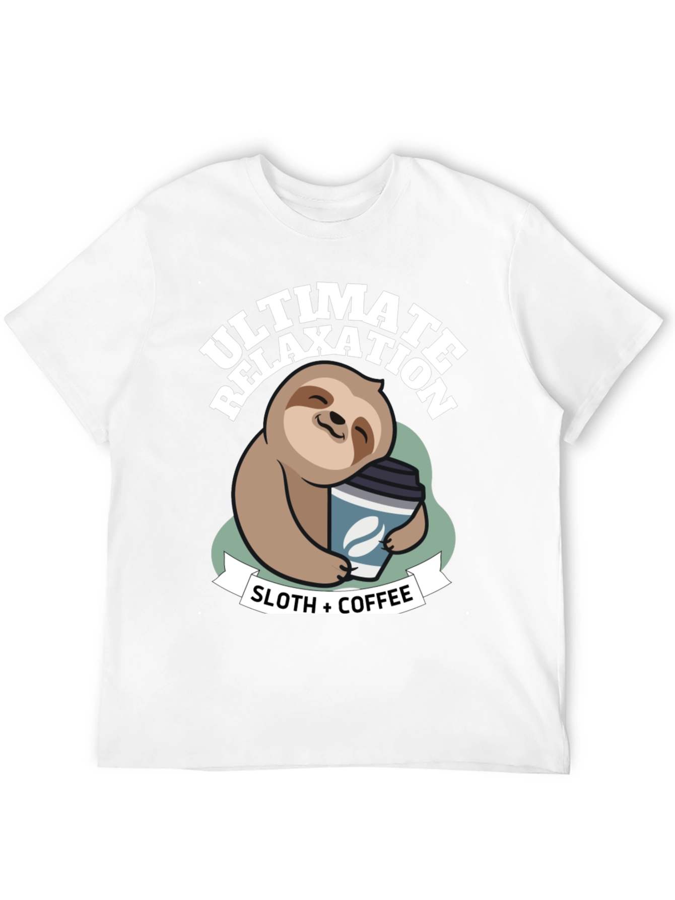 Ultimate Relaxation Sloth & Coffee T-Shirt