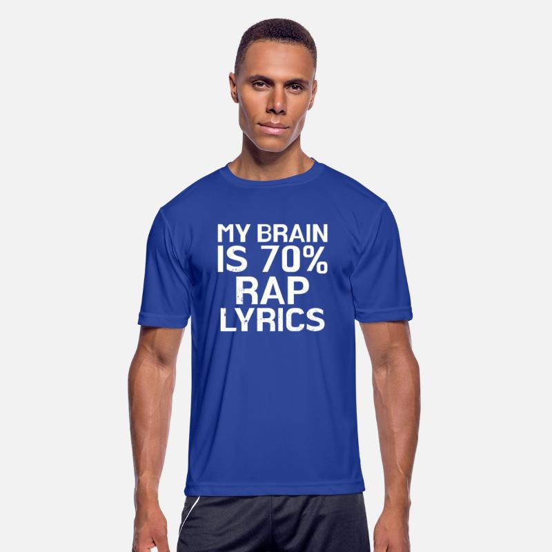 Brain Is 70% Rap Lyrics Funny Rapper Music Gift