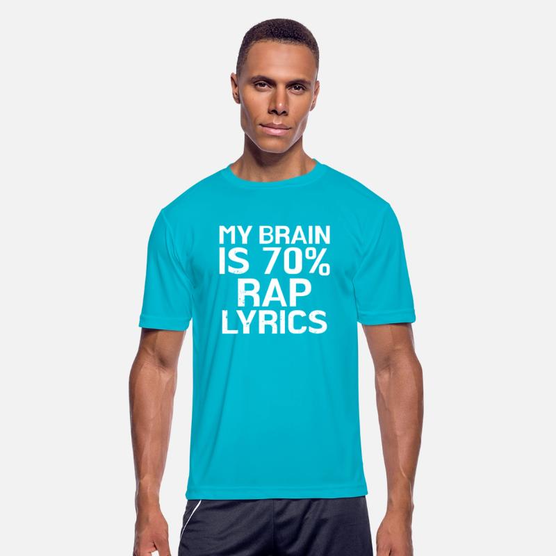 Brain Is 70% Rap Lyrics Funny Rapper Music Gift