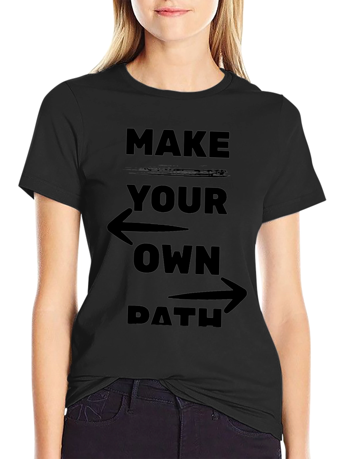 Make Your Own Path Graphic Tee - Motivational Design