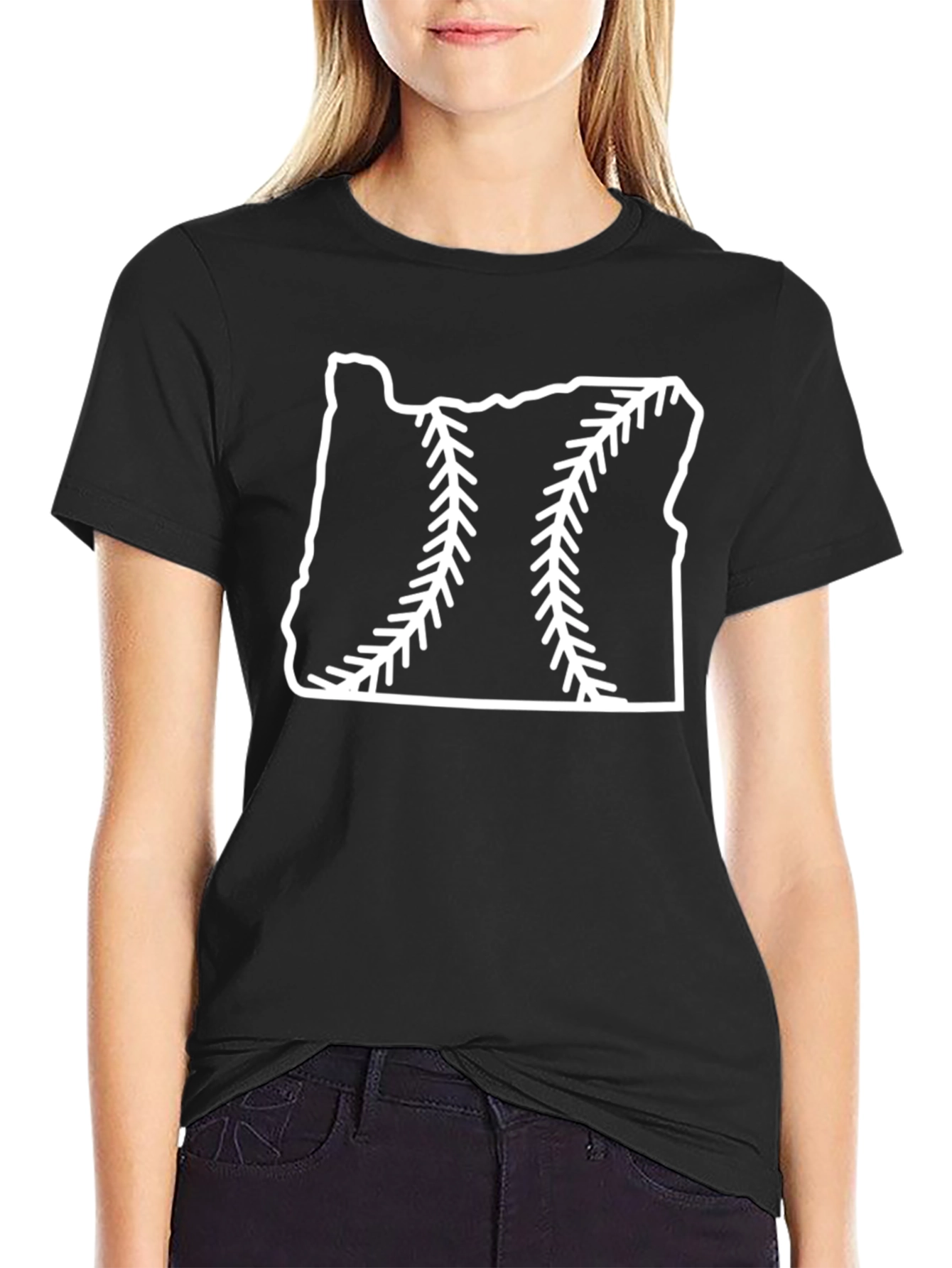 Oregon Baseball State T-Shirt