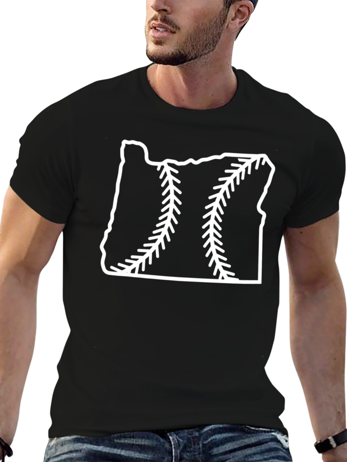 Oregon Baseball State T-Shirt