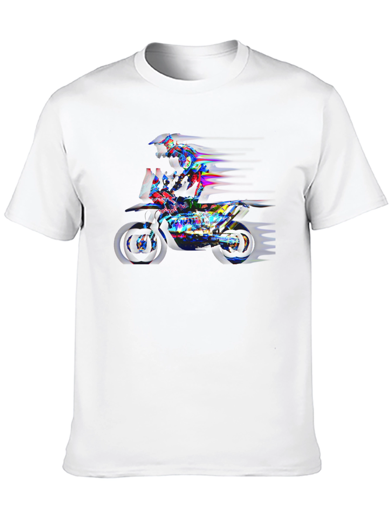 Motorcycle Rider Graphic Black Tee