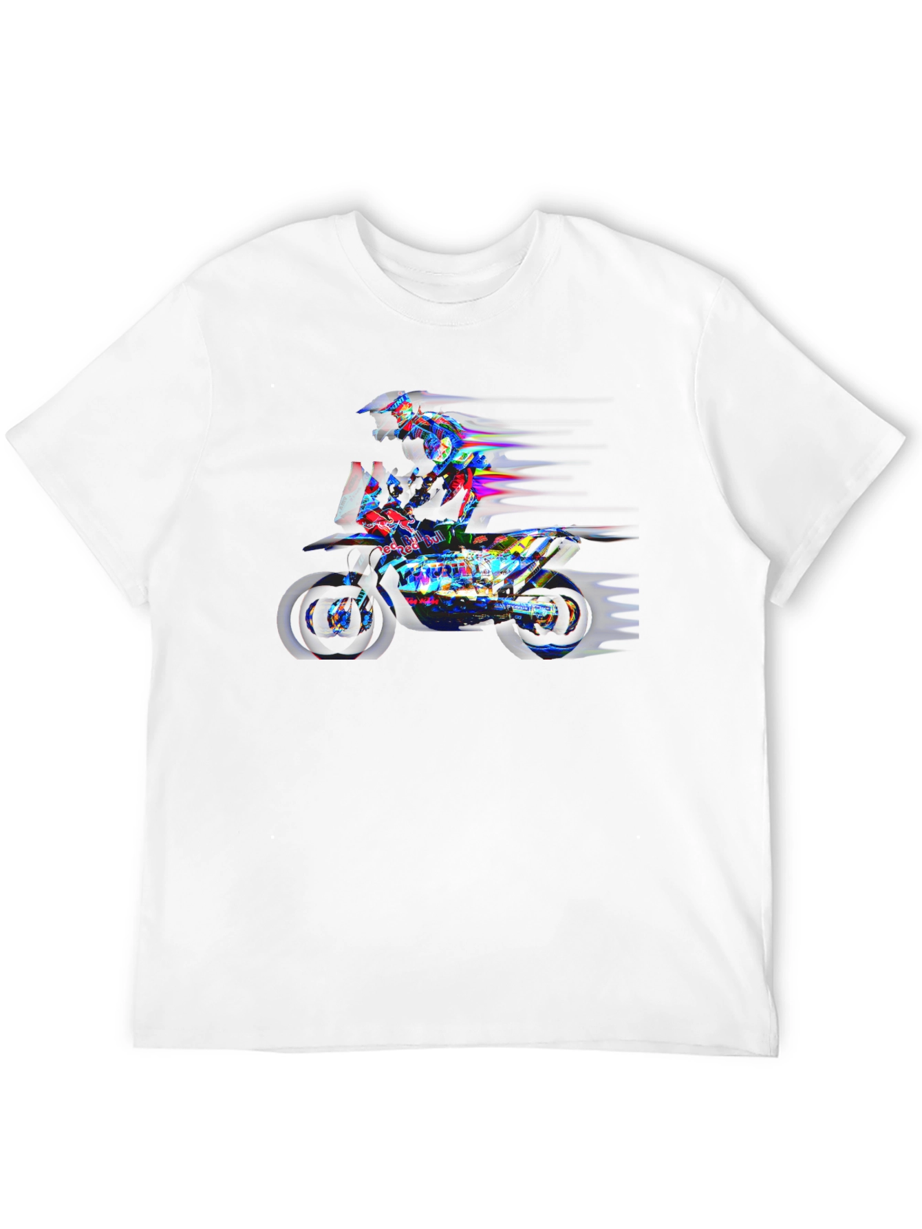 Motorcycle Rider Graphic Black Tee