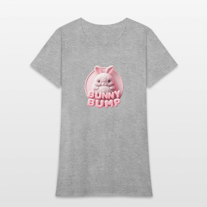 Bunny Bump Baby Announcement Design