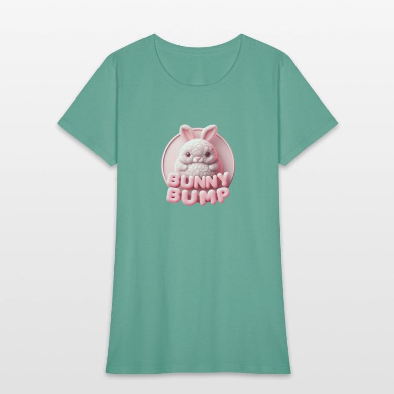 Bunny Bump Baby Announcement Design