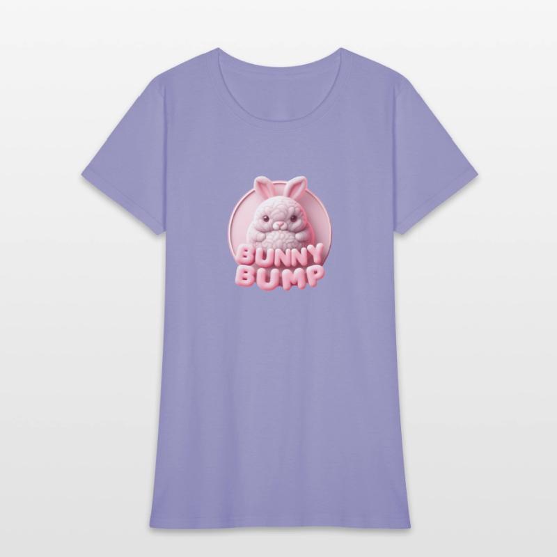 Bunny Bump Baby Announcement Design