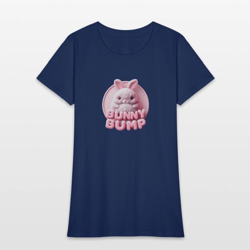 Bunny Bump Baby Announcement Design