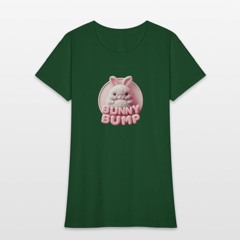 Bunny Bump Baby Announcement Design