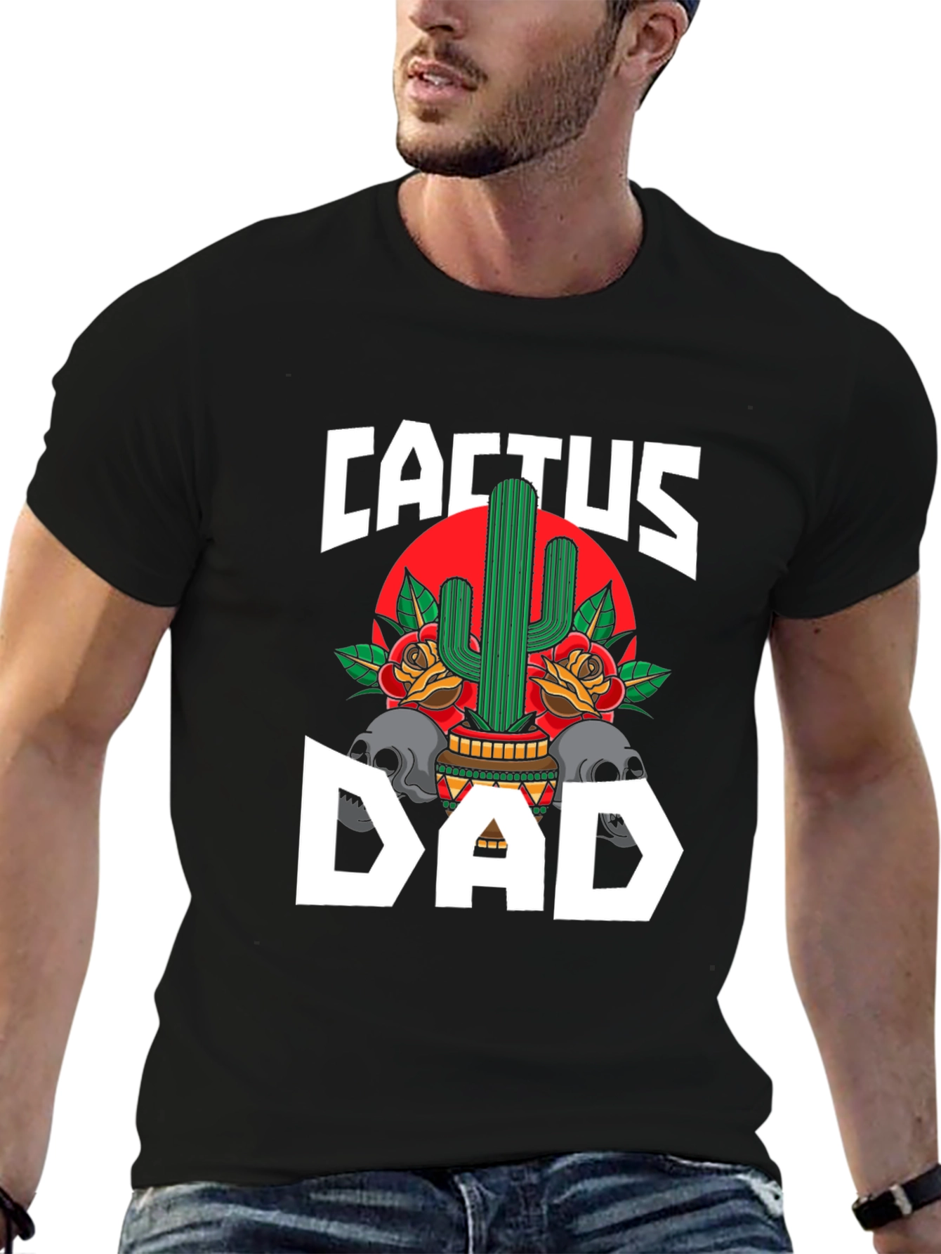 Cactus Dad Graphic T-Shirt - Fathers Day Gift