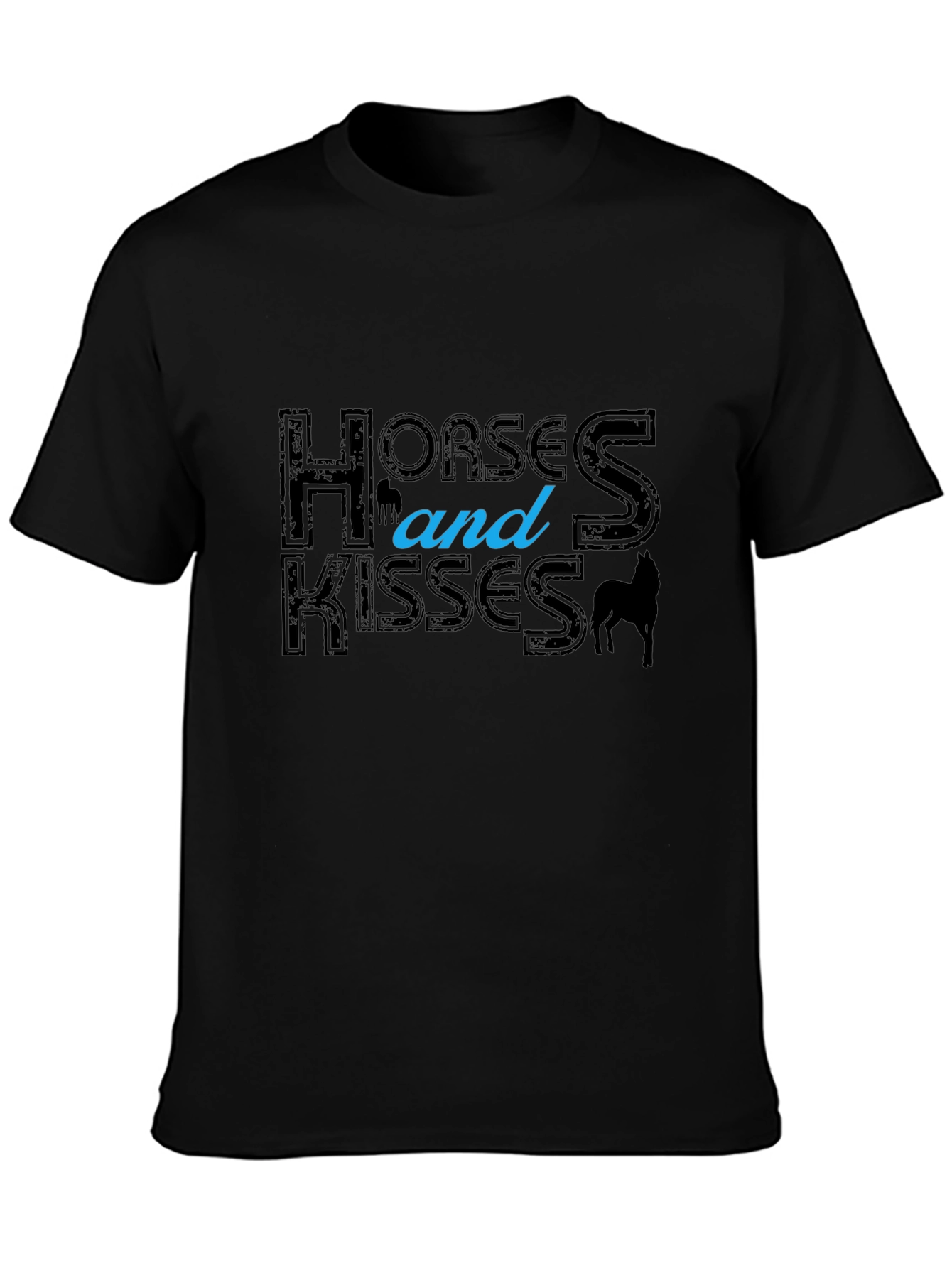Horses and Kisses Graphic T-Shirt