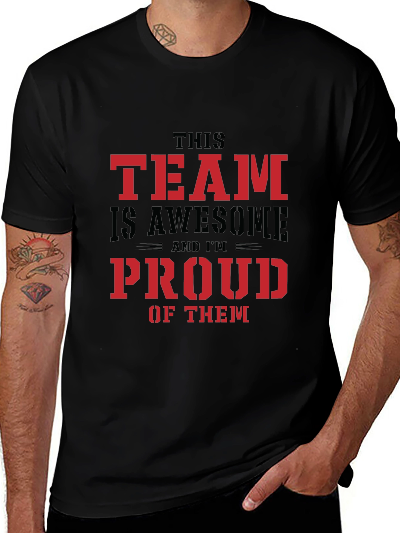 Awesome Team Pride Graphic Tee