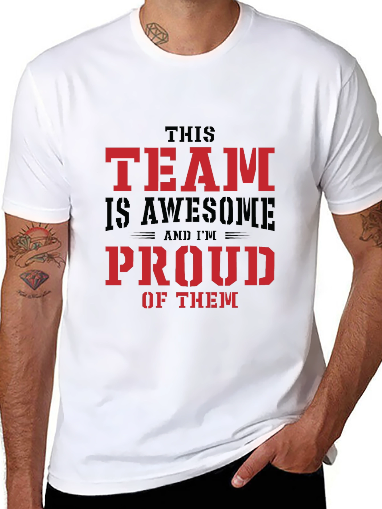 Awesome Team Pride Graphic Tee