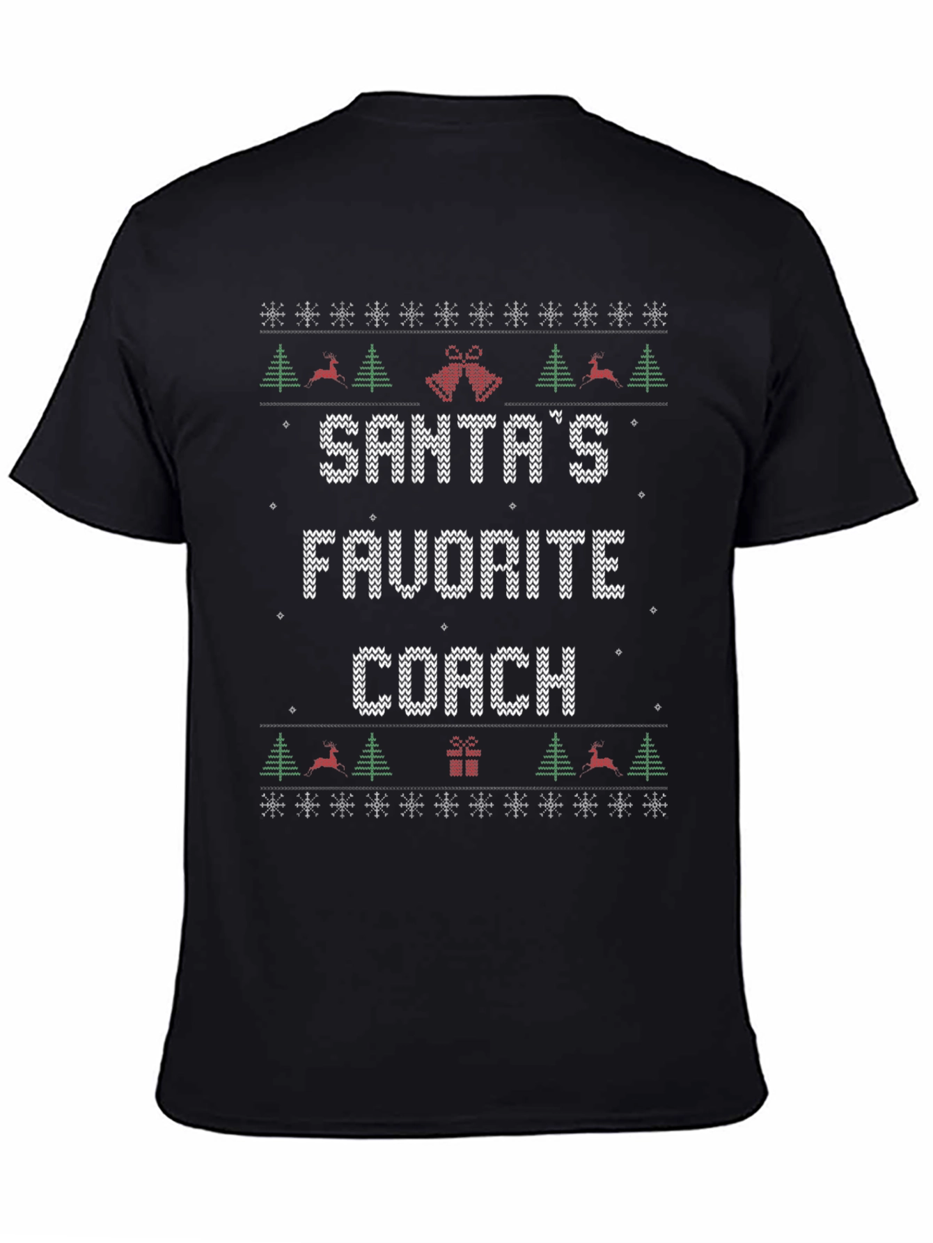 Santas Favorite Coach Ugly Christmas Sweater T-Shirt