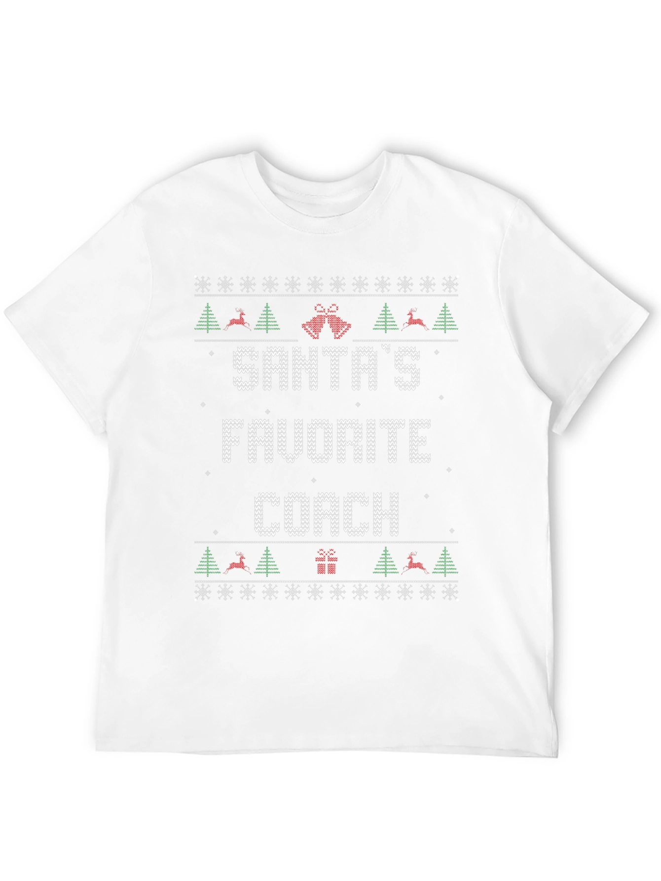 Santas Favorite Coach Ugly Christmas Sweater T-Shirt