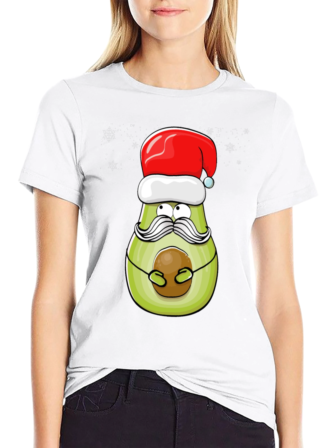 Festive Avocado Christmas T-Shirt