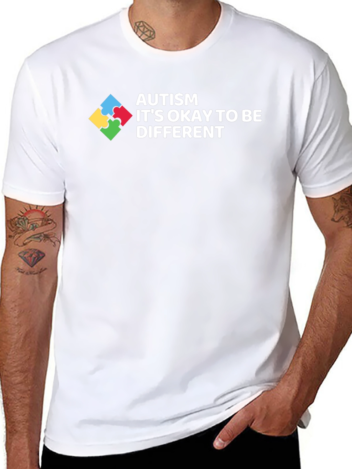 Autism Awareness Graphic Tee - Be Different