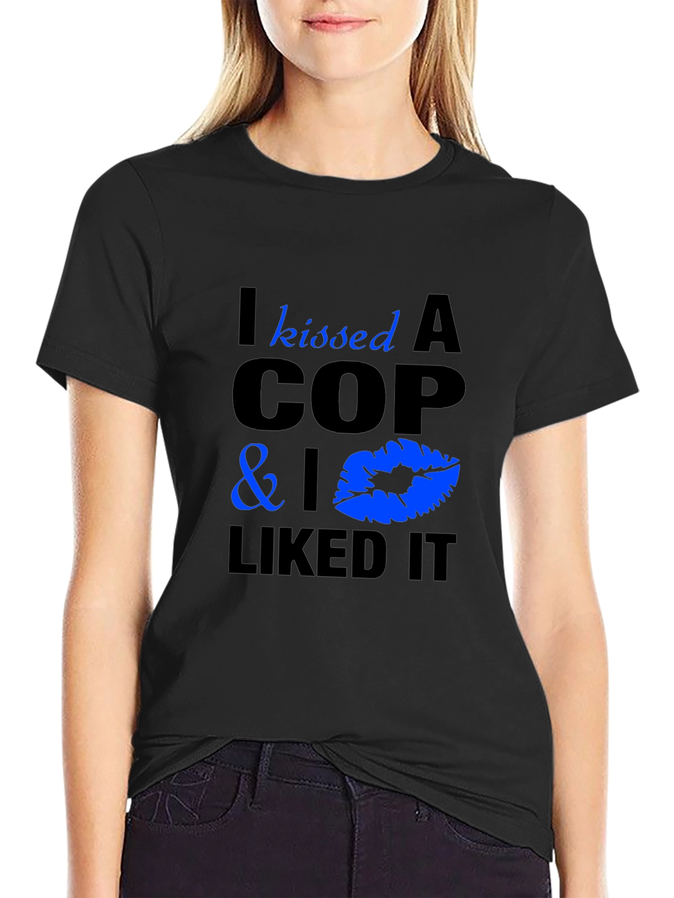 I Kissed A Cop T-Shirt