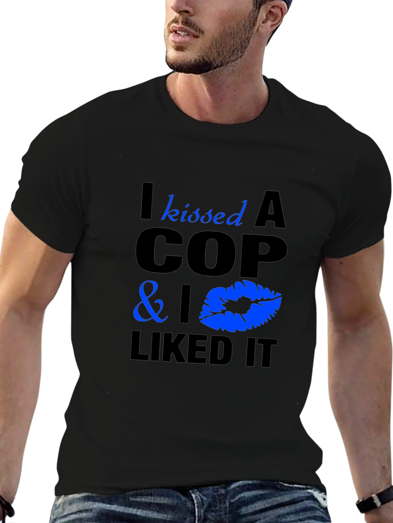 I Kissed A Cop T-Shirt