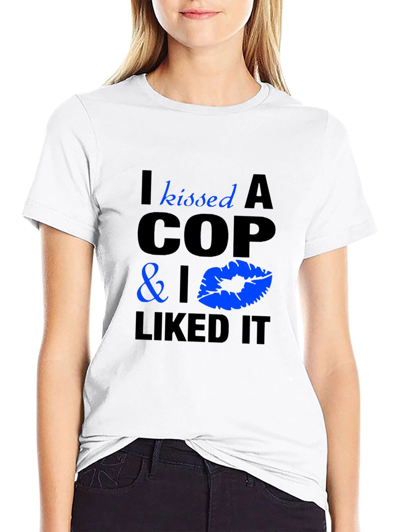 I Kissed A Cop T-Shirt