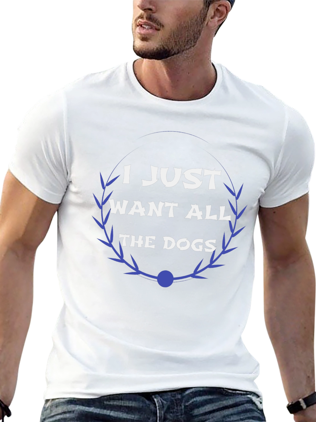 I Just Want All The Dogs Graphic Tee
