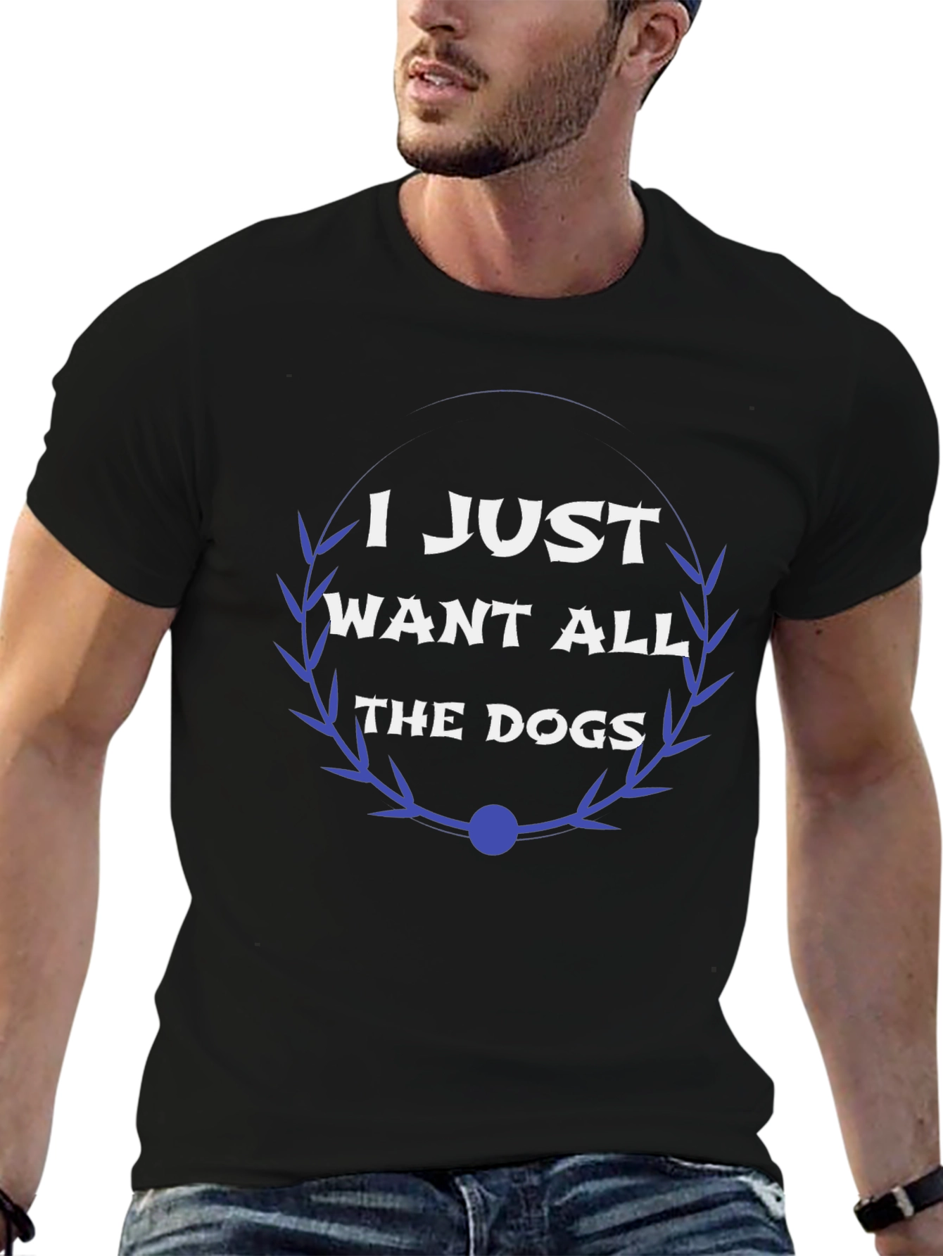 I Just Want All The Dogs Graphic Tee
