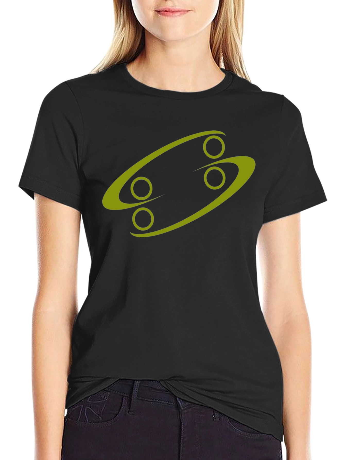 Abstract Graphic Print Mens T-Shirt