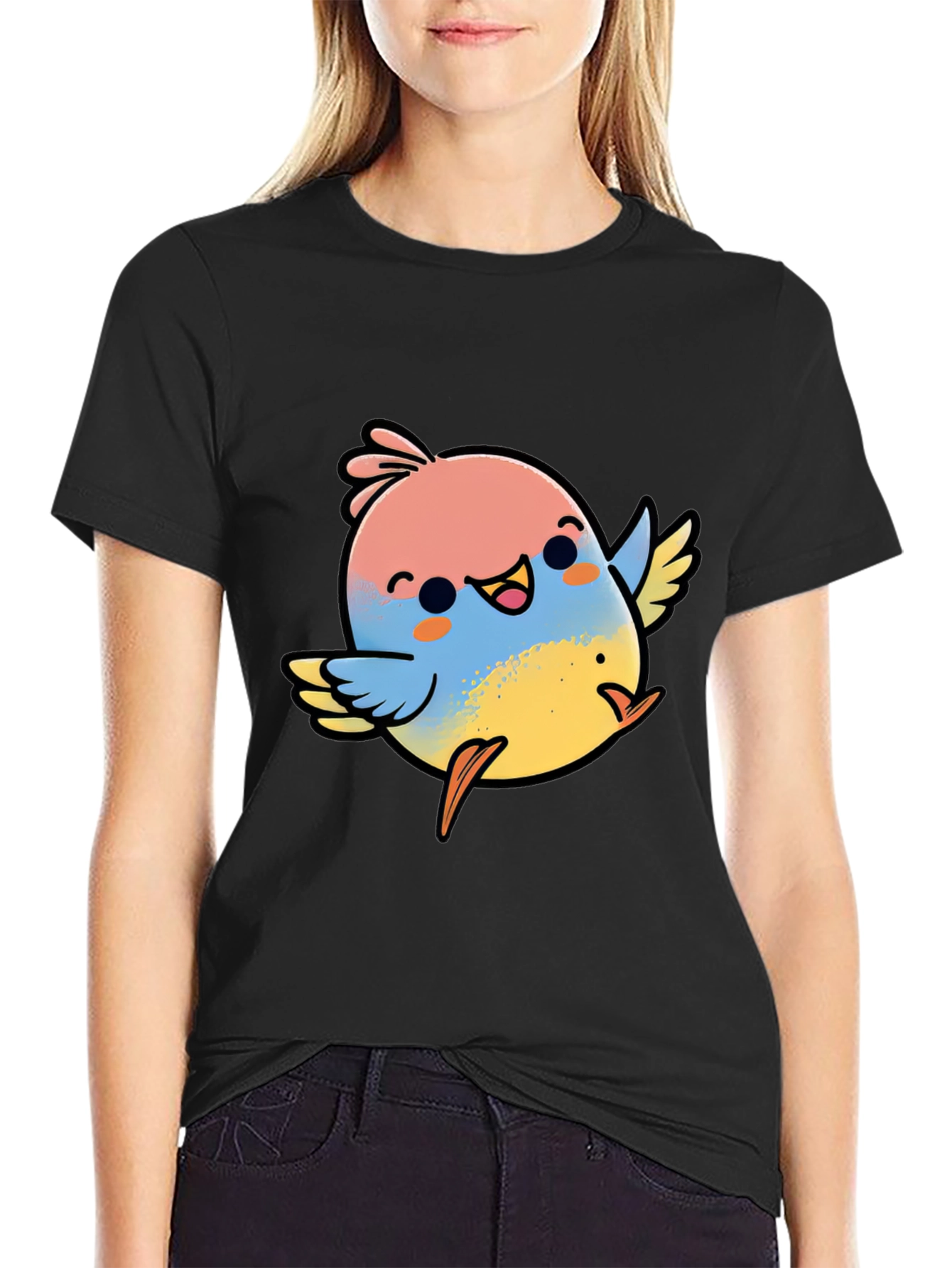 Cute Bird Graphic Tee - Fun & Stylish
