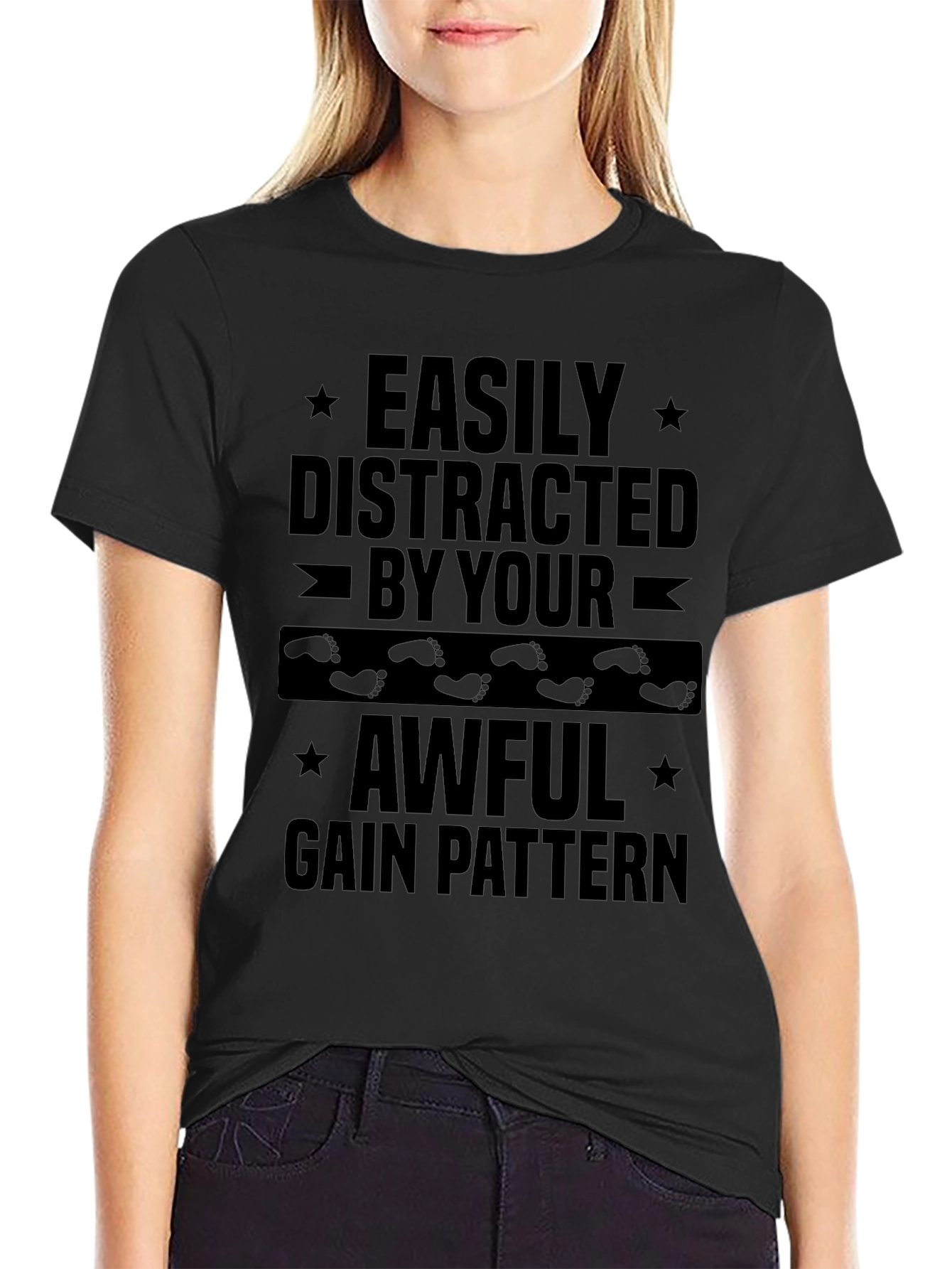 Easily Distracted By Your Awful Gain Pattern T-Shirt