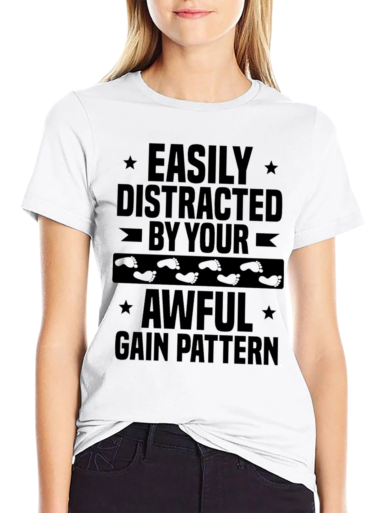 Easily Distracted By Your Awful Gain Pattern T-Shirt