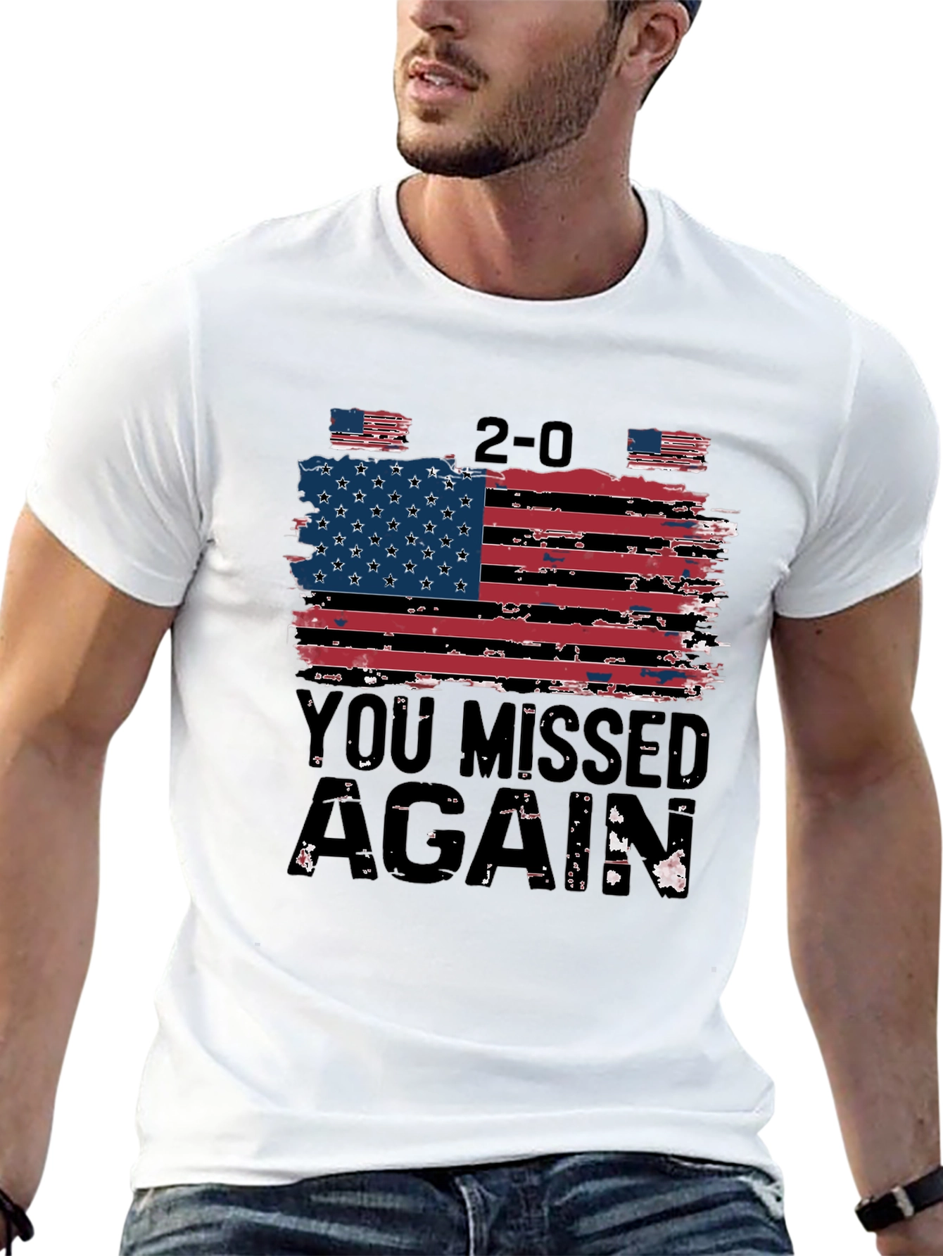 Patriotic 2-0 You Missed Again T-Shirt