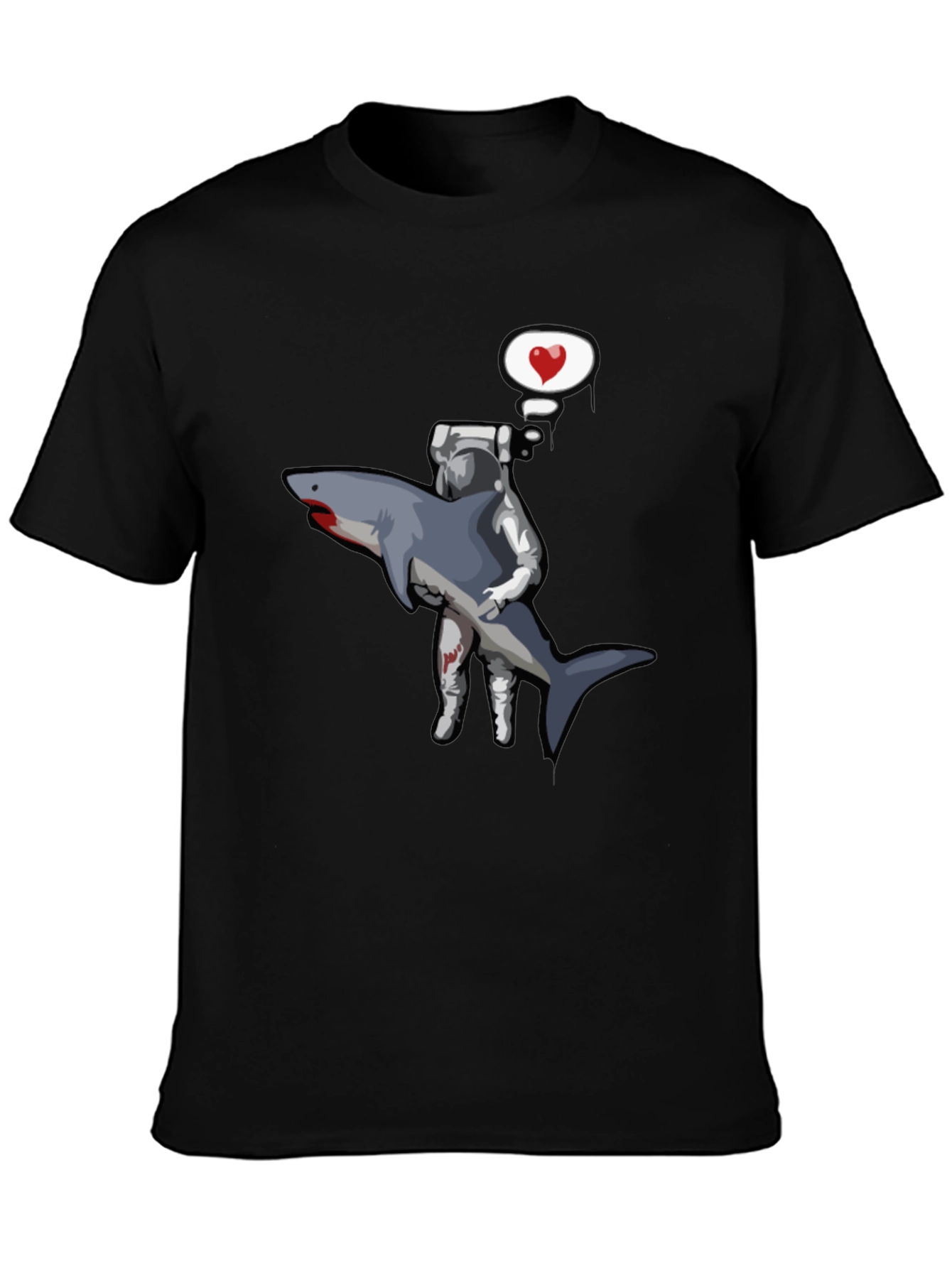 Shark Hug T-Shirt - Love in Space