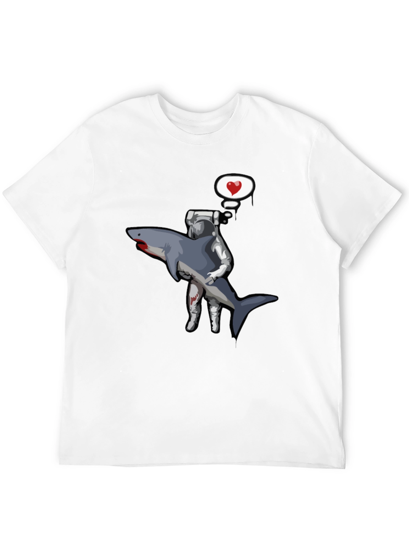 Shark Hug T-Shirt - Love in Space