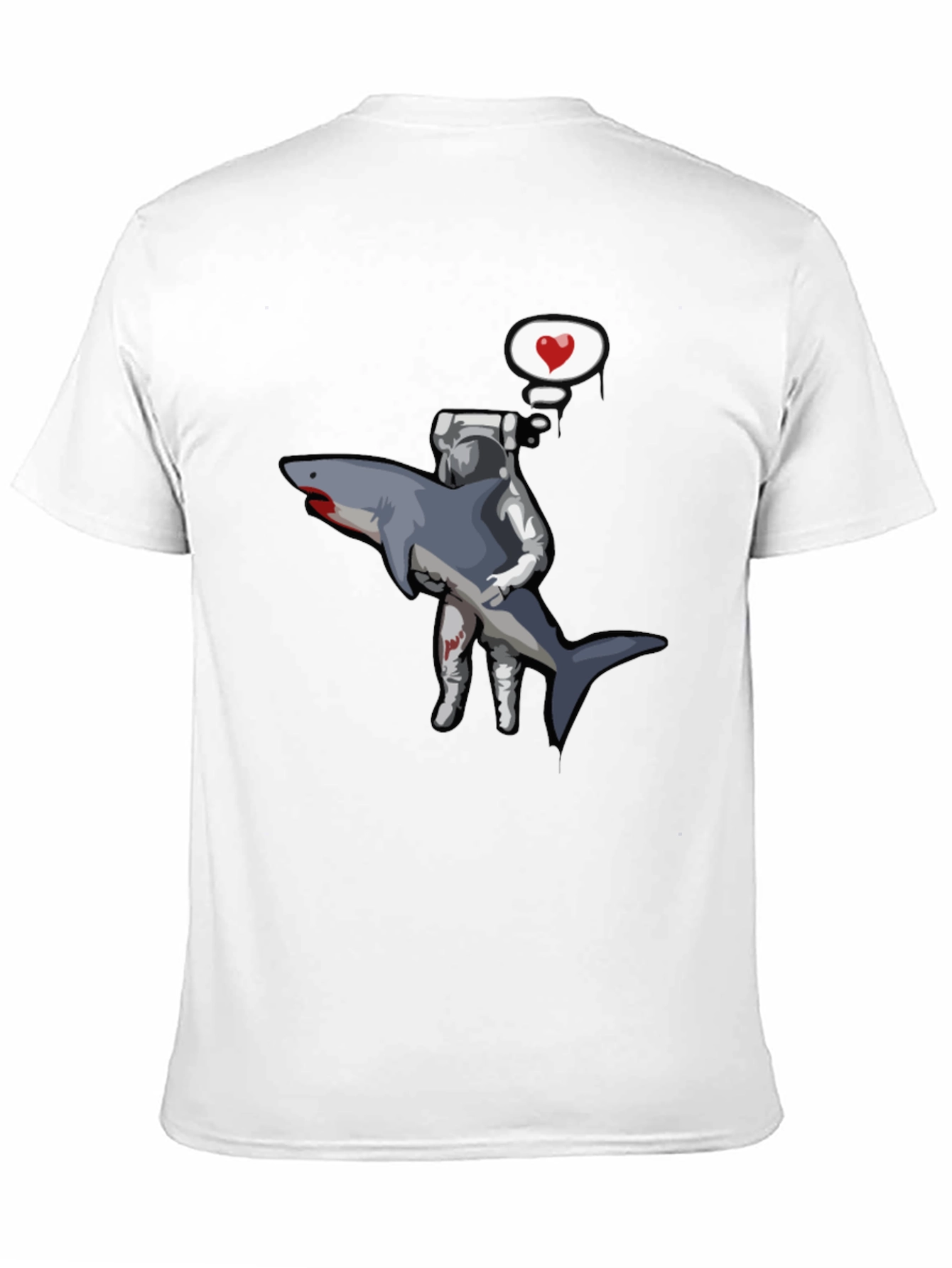 Shark Hug T-Shirt - Love in Space