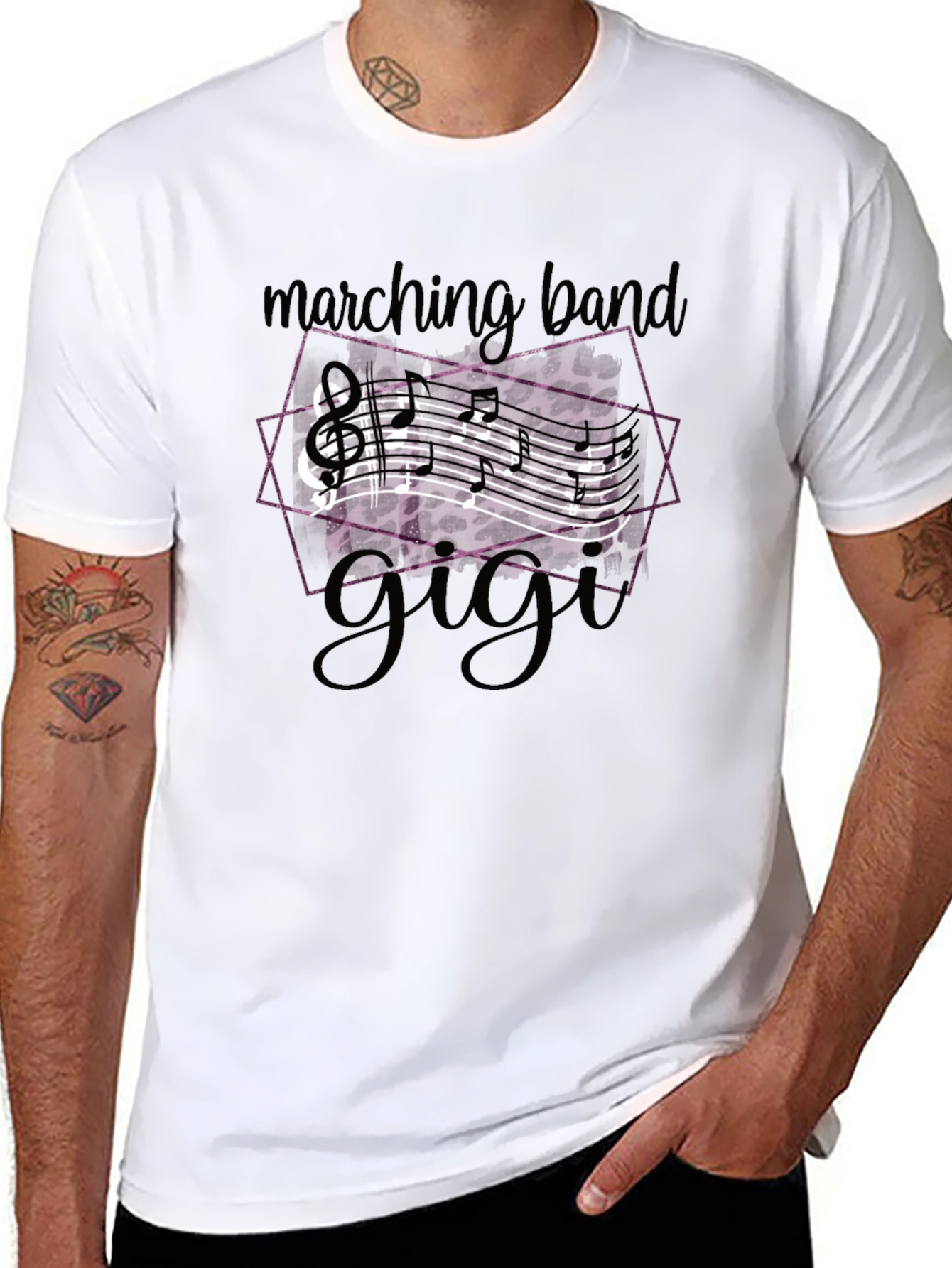 Marching Band Gigi T-Shirt - Music Lover Tee
