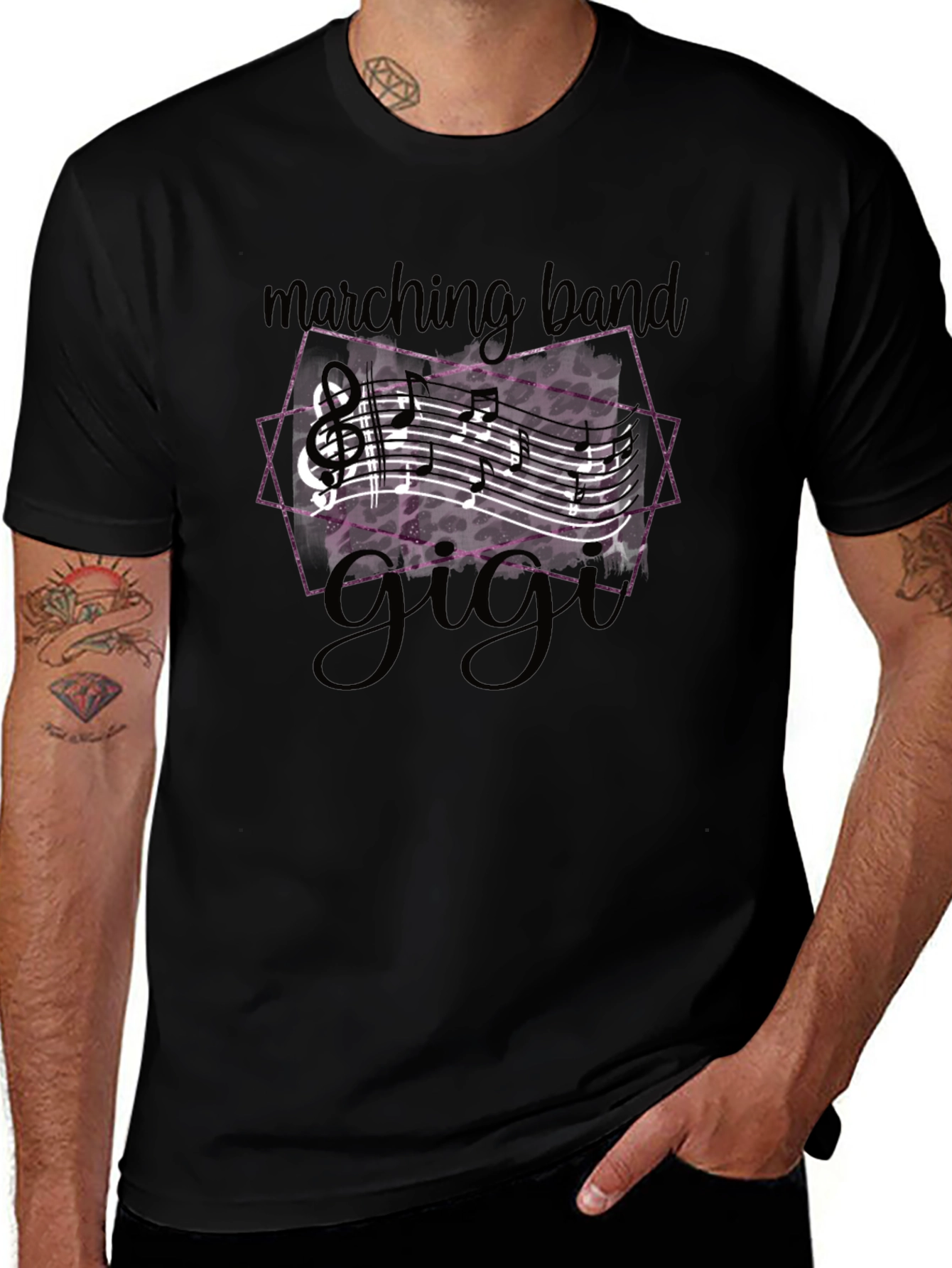 Marching Band Gigi T-Shirt - Music Lover Tee