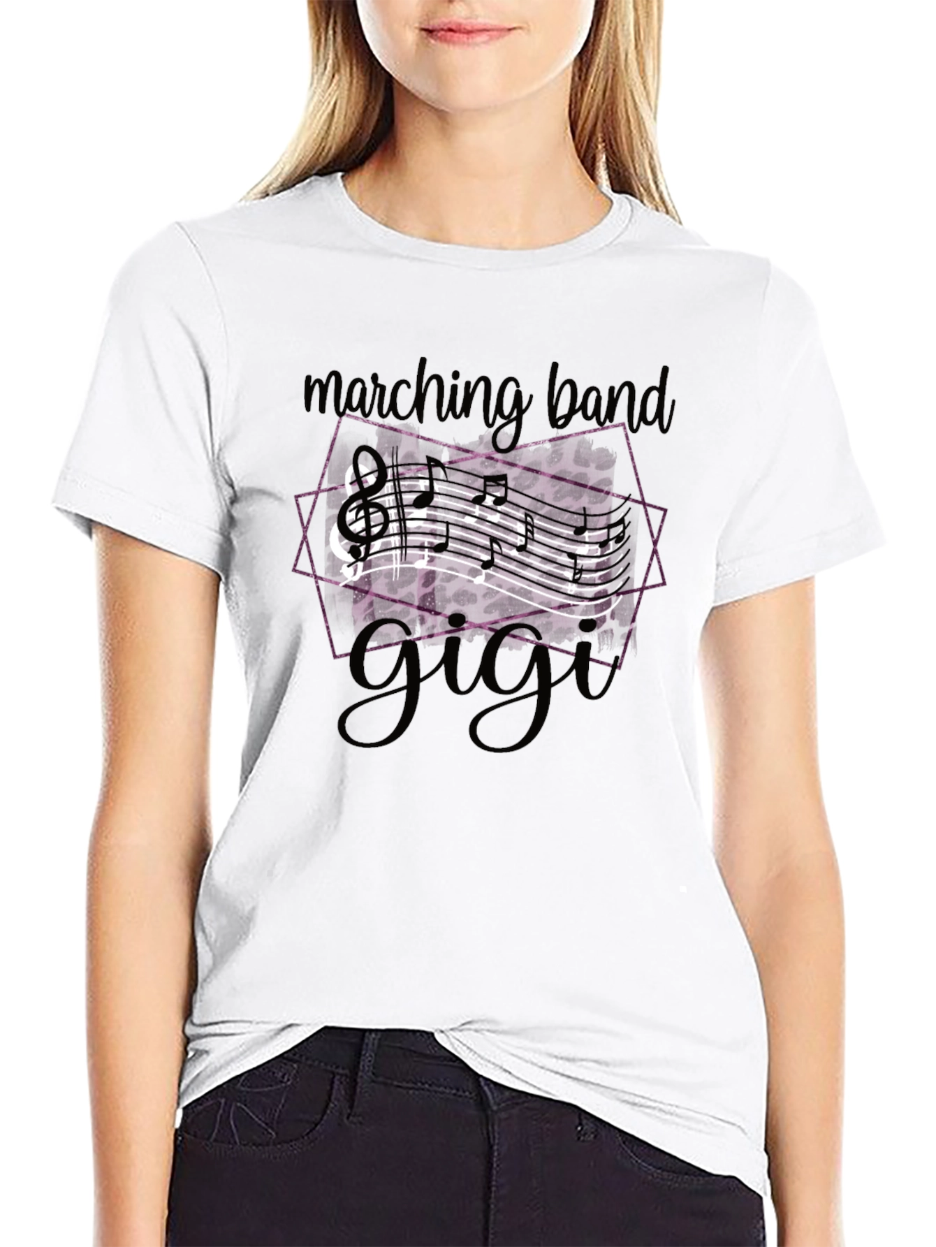 Marching Band Gigi T-Shirt - Music Lover Tee